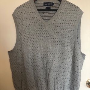 Sweater vest polo golf men’s large